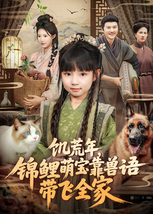 【饥荒年，锦鲤萌宝靠兽语带飞全家】75集免费短剧全集畅快观看